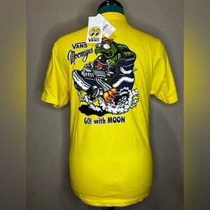 Vans mooneyes tee shirt kids medium/large/XL NWT rare